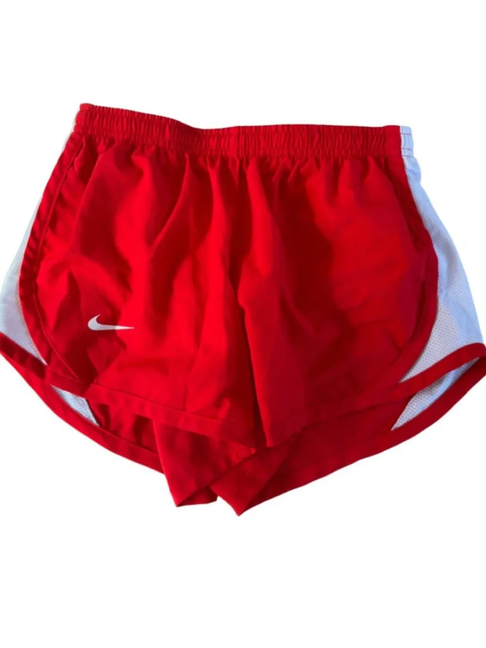 Kids Nike Dri-FIT Running Shorts Small Red Athletic